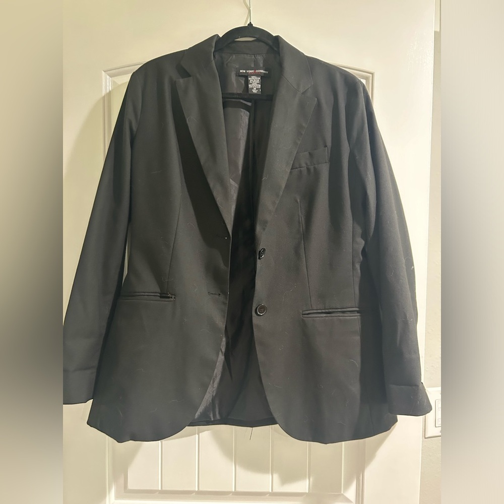 New York and Company medium black blazer